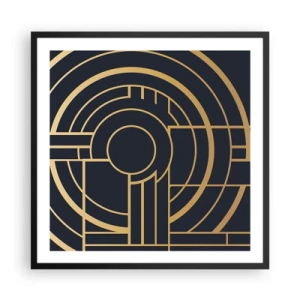 Poster în ramă neagră - Întoarcerea lucrurilor - 60x60 cm