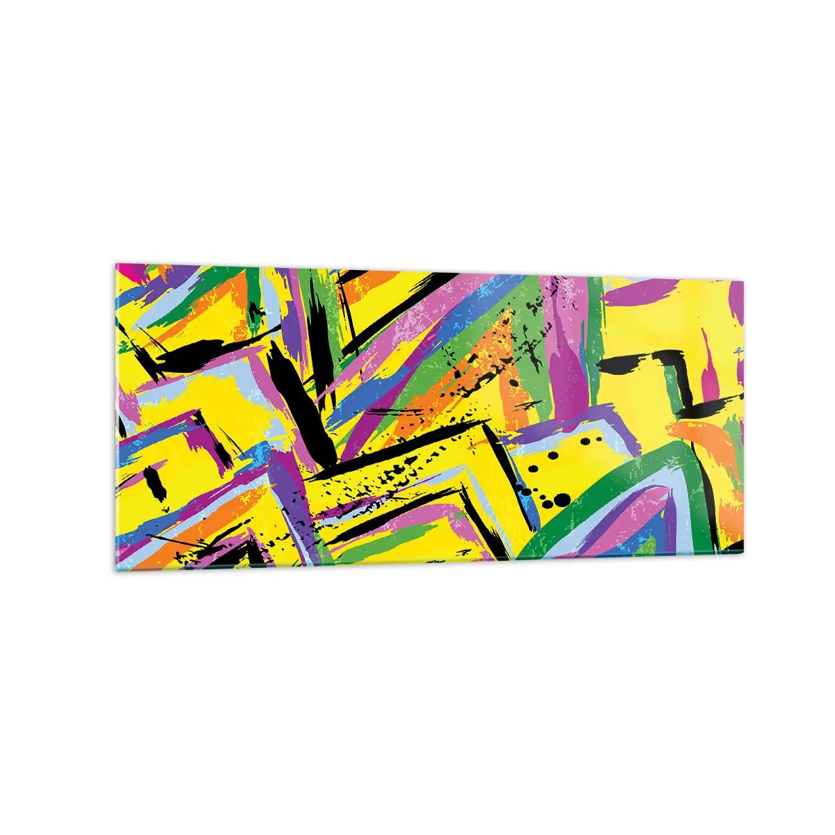 Tablou pe sticlă - Strigă de bucurie - 120x50 cm