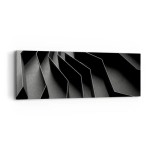 Tablou pe pânză - Ordinea spațială - 90x30 cm