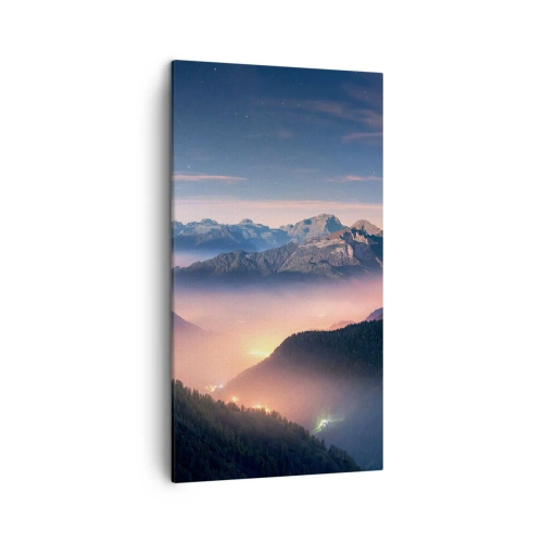 Tablou pe pânză - Lumină în văi - 45x80 cm