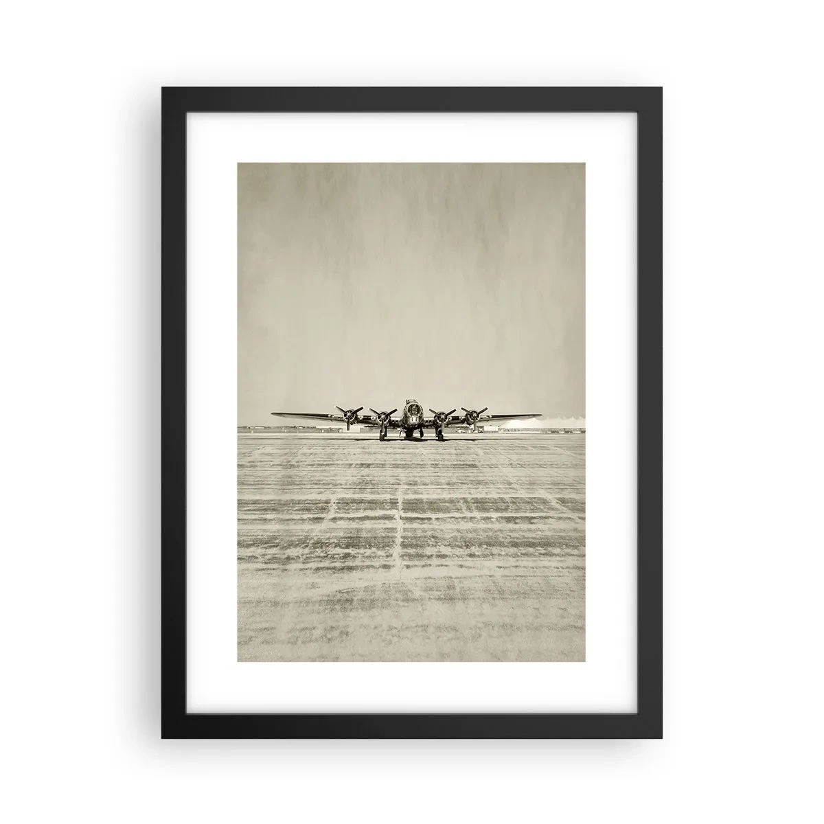 Poster în ramă neagră - Pregătit, ca întotdeauna - 30x40 cm