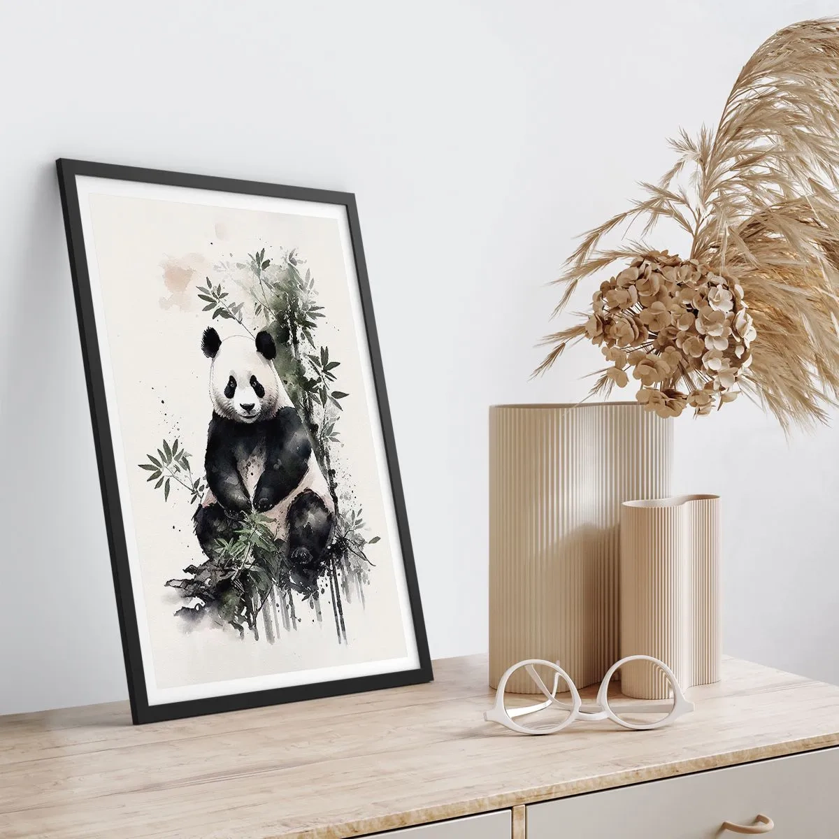 Poster în ramă neagră - Salutări din China - 61x91 cm