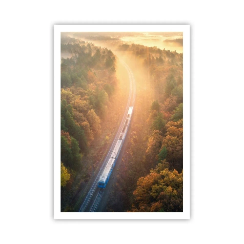 Poster - Călătorie de toamnă - 70x100 cm