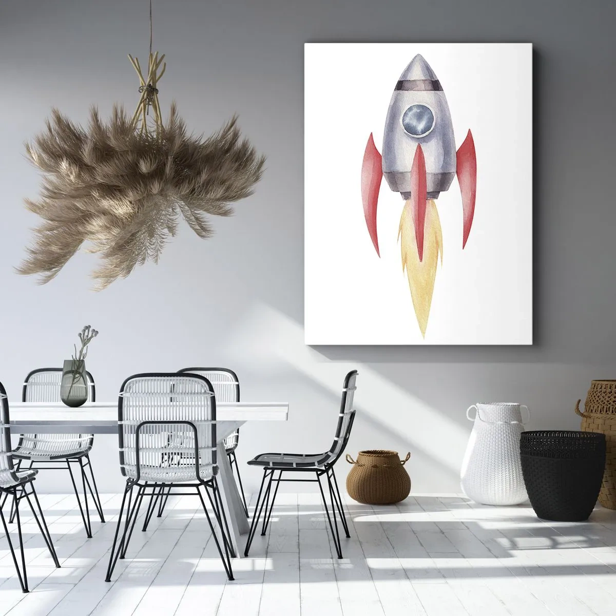 Tablou pe pânză - Mai sus, mai repede, mai departe - 55x100 cm