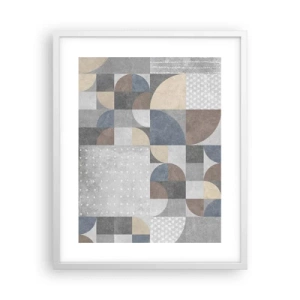 Poster în ramă albă - Fantezie ceramică - 40x50 cm