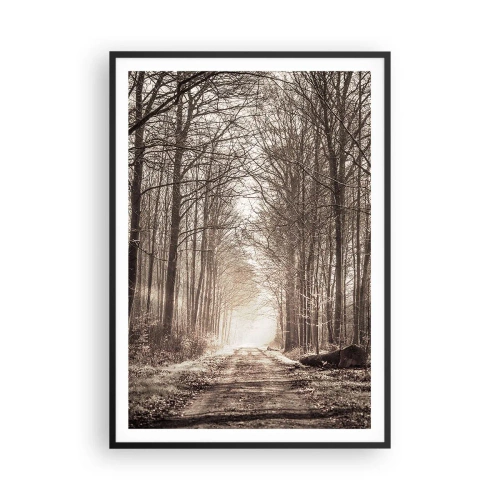 Poster în ramă neagră - Catedrala Forestieră - 70x100 cm