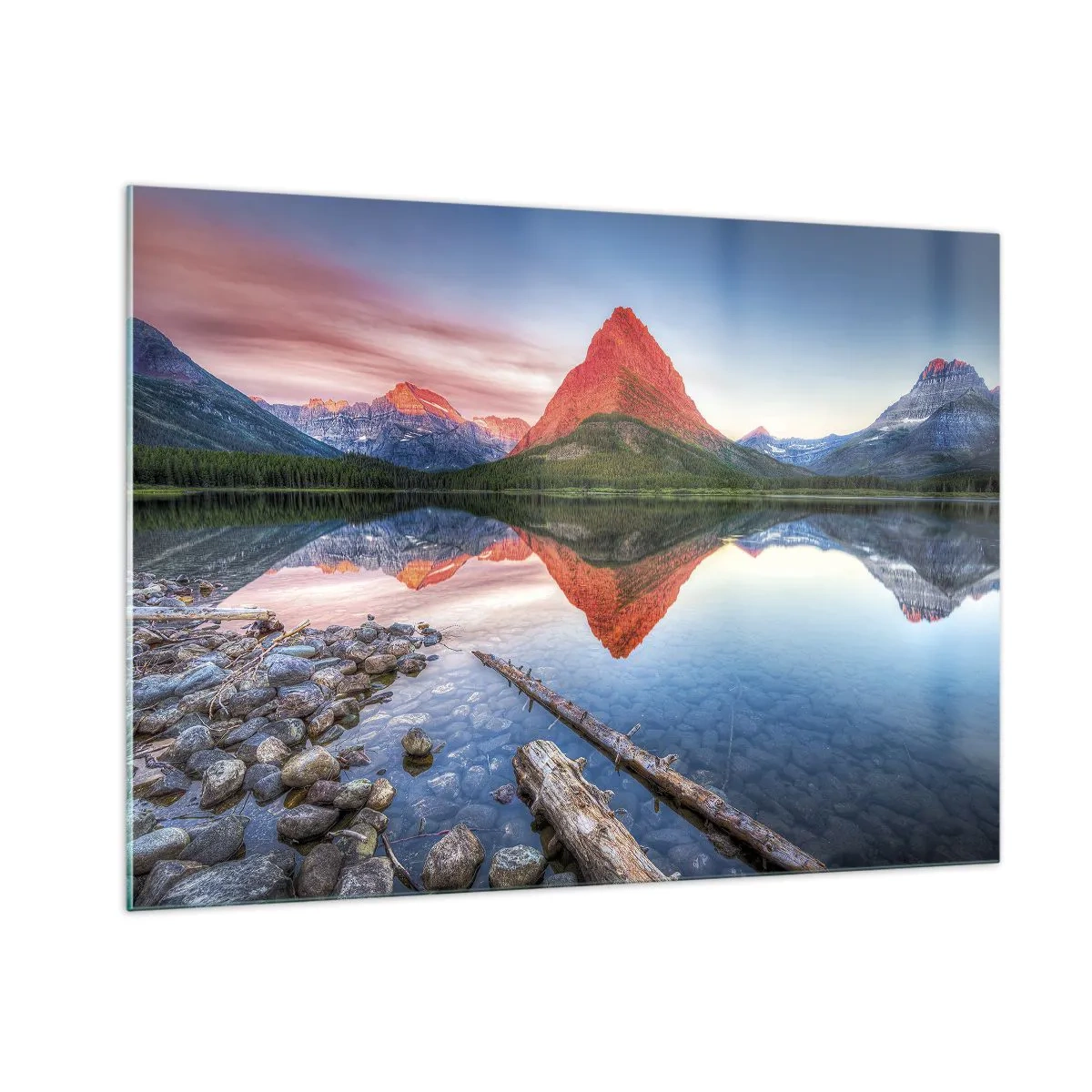 Tablou pe sticlă - Căldură și frig - 100x70 cm