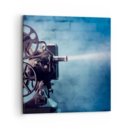 Tablou pe pânză - Într-un cinematograf vechi - 70x70 cm