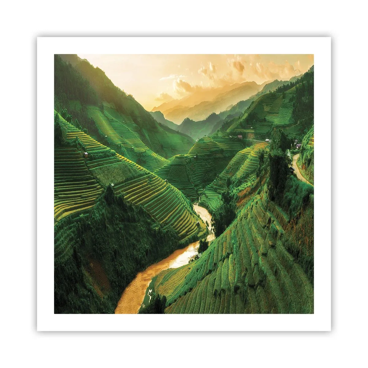 Poster - Valea vietnameză - 60x60 cm