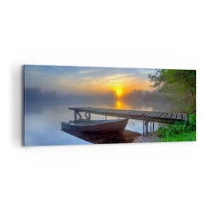 Tablou pe pânză - Cum se transformă obișnuitul în magic - 100x40 cm