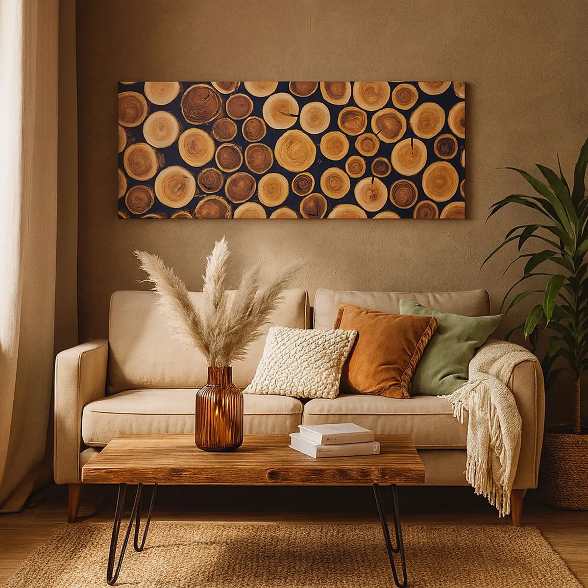 Tablou pe pânză - Cât de bătrân sunt? - 100x40 cm