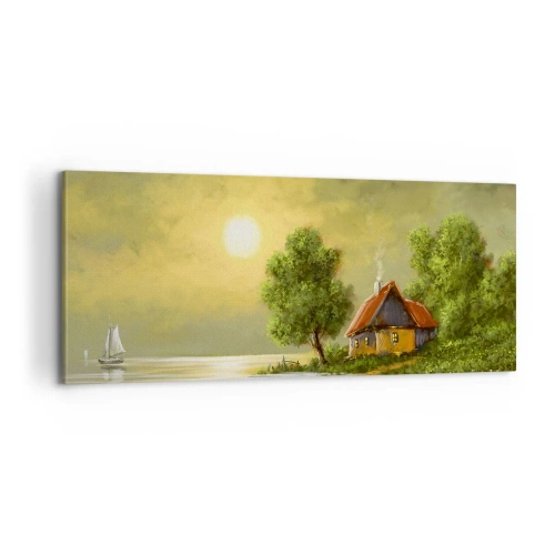 Tablou pe pânză - Frumos, ca dintr-o imagine - 100x40 cm