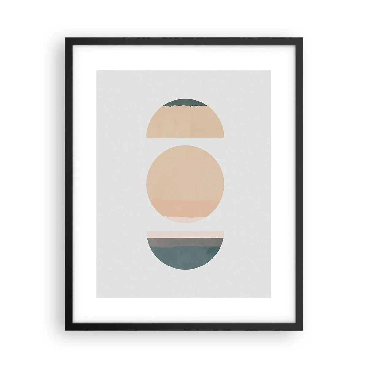 Poster în ramă neagră - Roată cu roată - 40x50 cm
