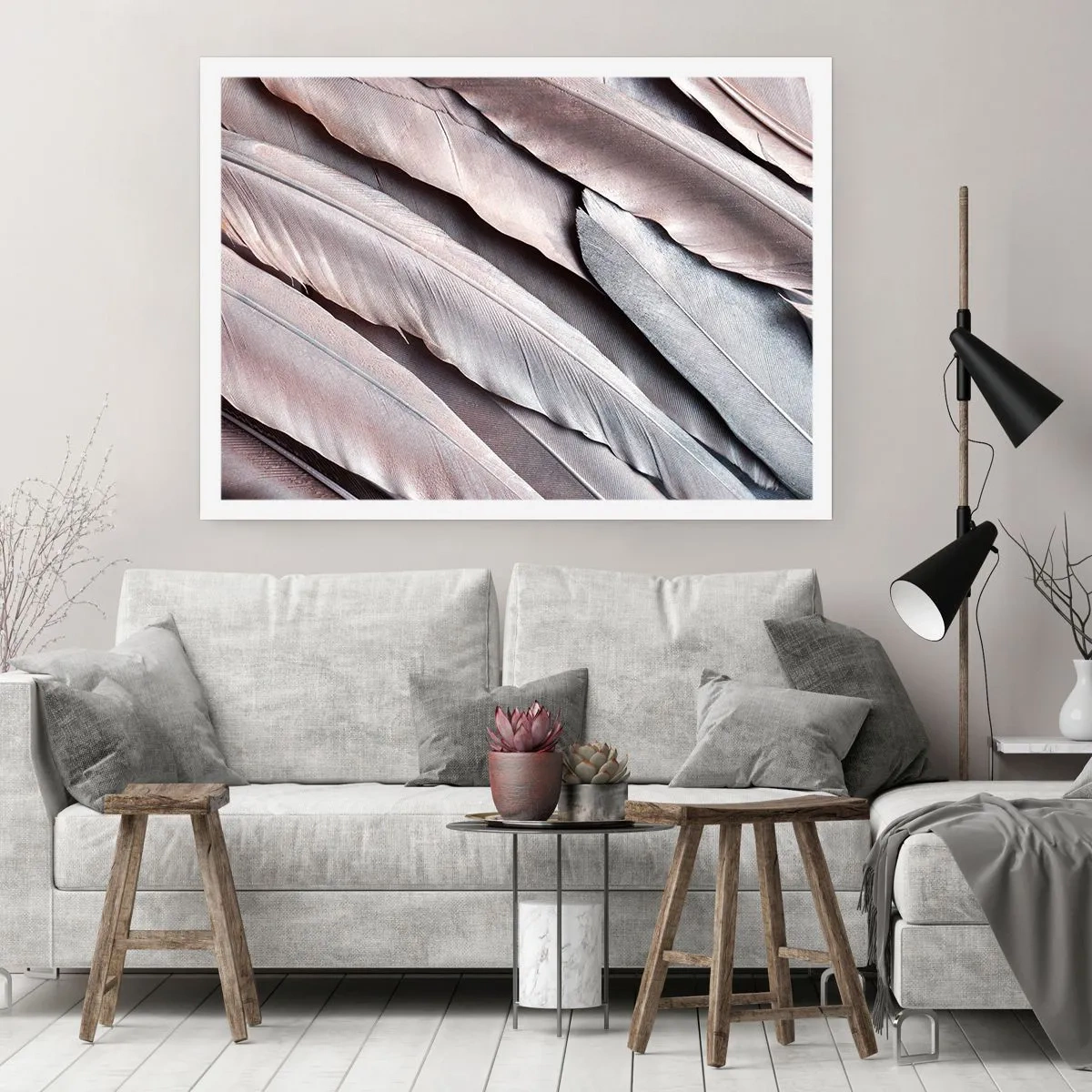 Poster - Argintul roz - 100x70 cm