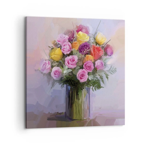 Tablou pe pânză - Frumusețe reținută - 60x60 cm