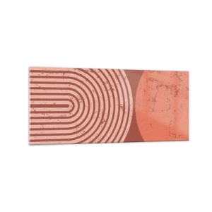 Tablou pe sticlă - Relație strânsă - 120x50 cm