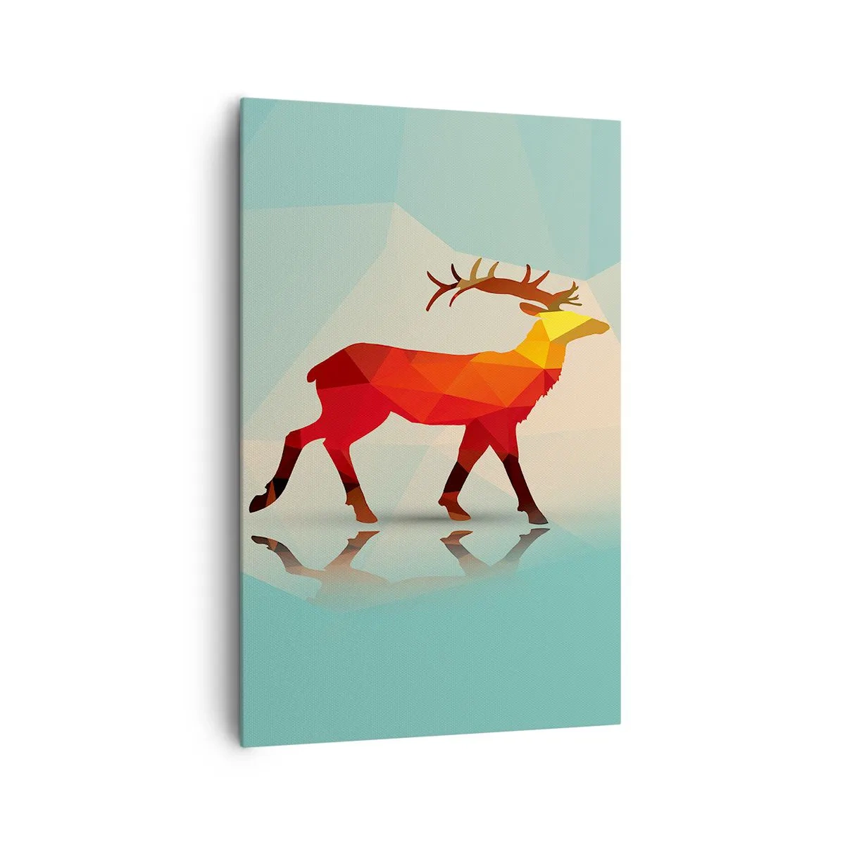 Tablou pe pânză - Cerb geometric - 80x120 cm