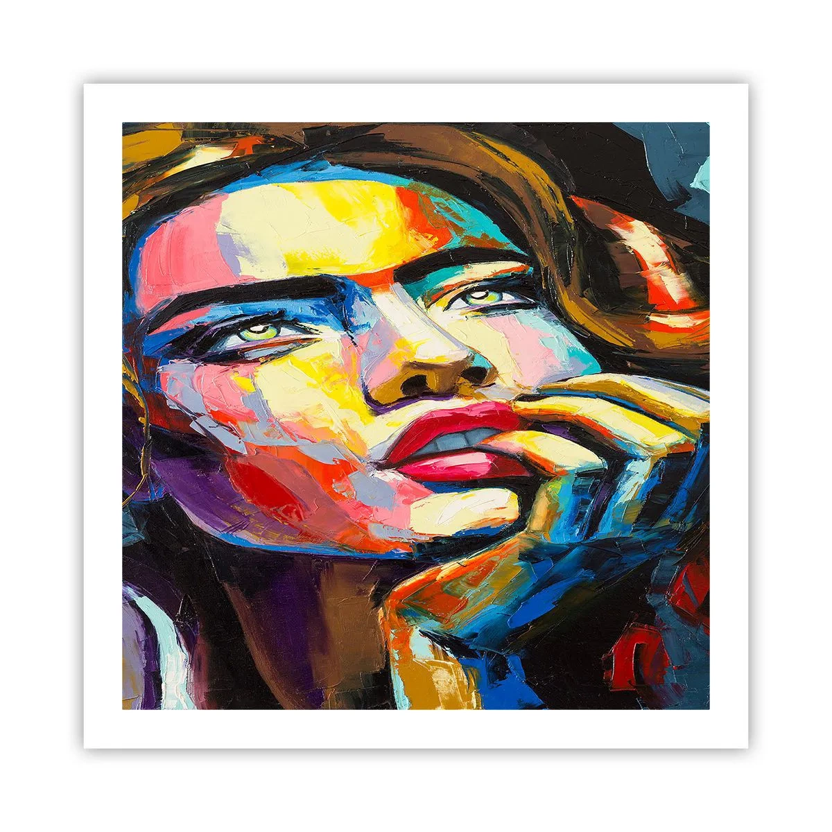 Poster - Visele ca niște păsări se înalță pe cer - 60x60 cm