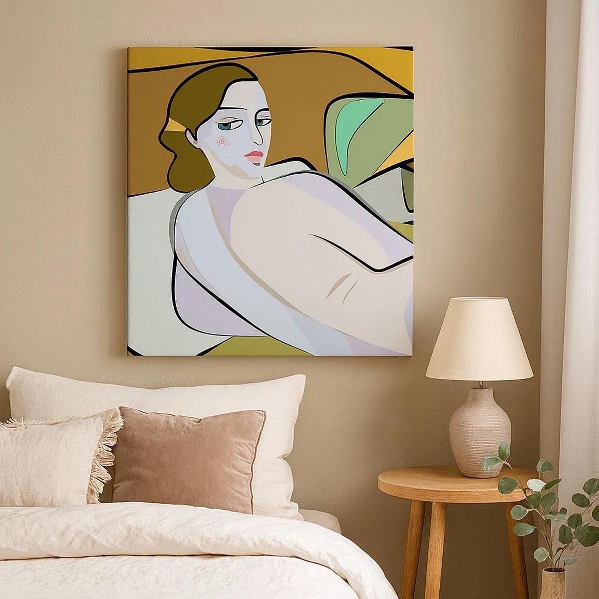 Tablou pe pânză - Portret intim - 30x30 cm
