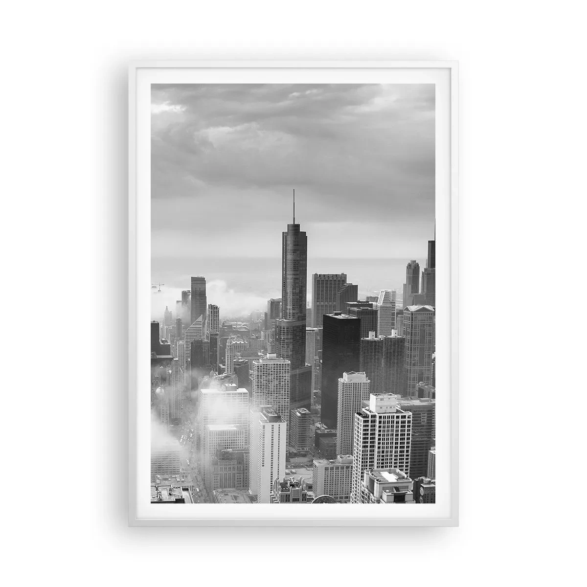 Poster în ramă albă - Peisaj american - 70x100 cm