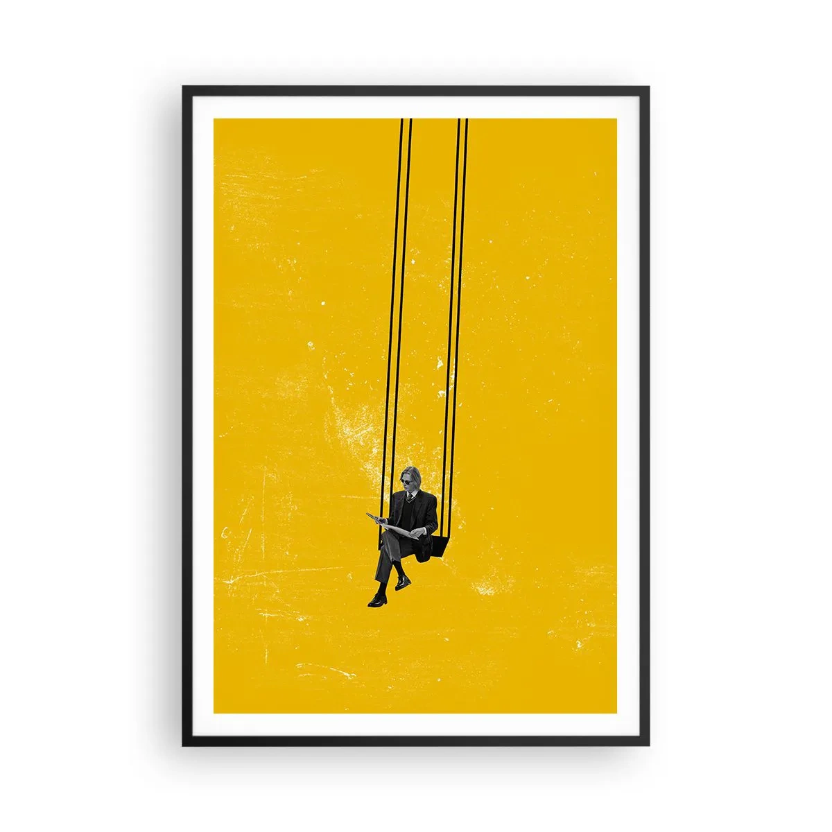Poster în ramă neagră - O zi ca oricare alta - 70x100 cm