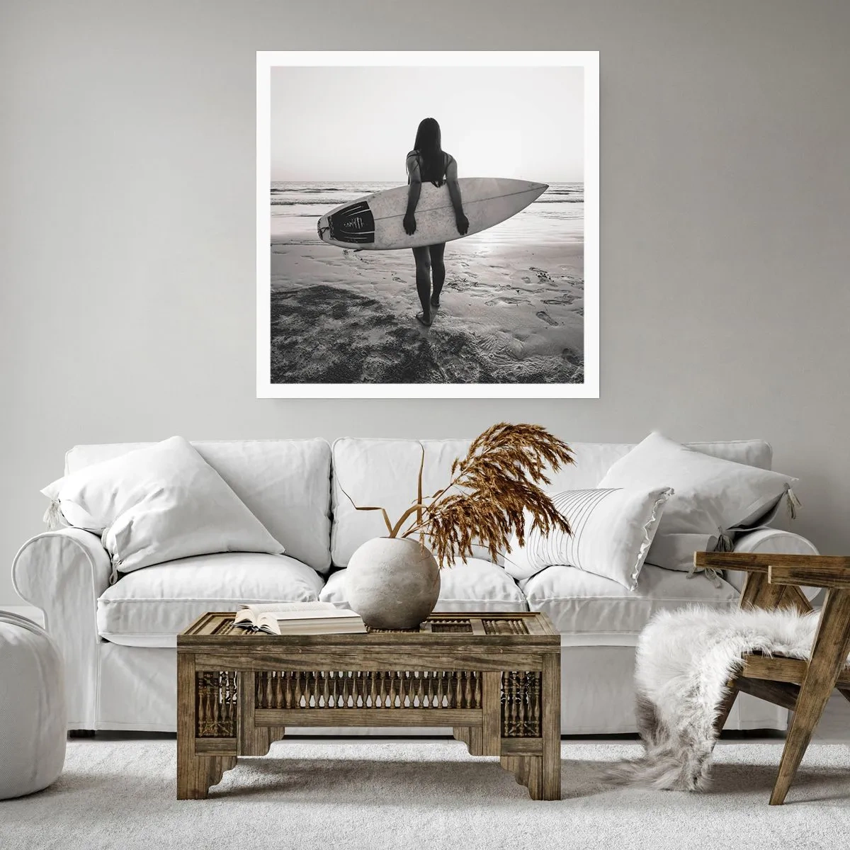 Poster - Fiica valului mării - 60x60 cm