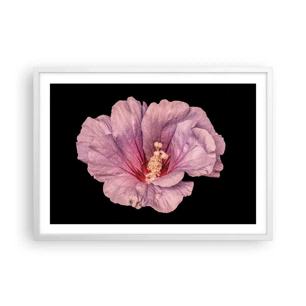 Poster în ramă albă - Direct la inimă - 70x50 cm