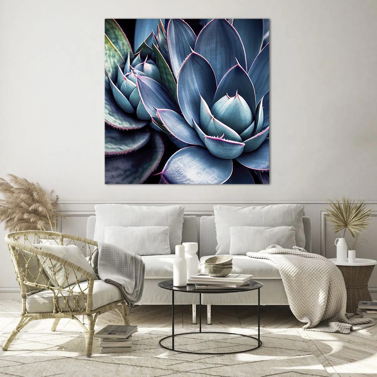 Tablou pe sticlă - Forța vitală - 40x40 cm