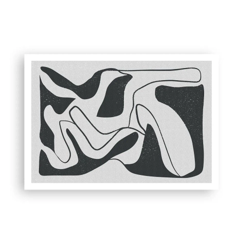 Poster - Distracție abstractă în labirint - 100x70 cm