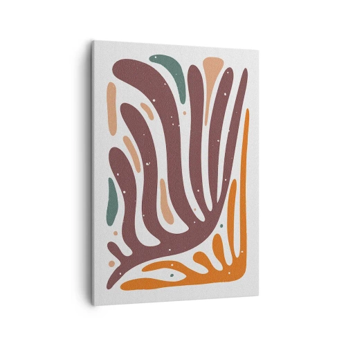 Tablou pe pânză - Compoziție organică radială - 50x70 cm