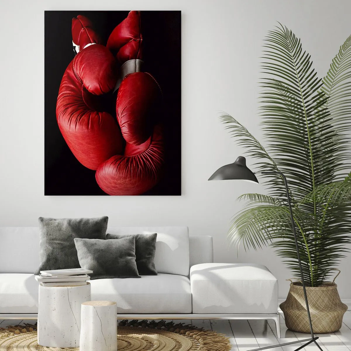 Tablou pe sticlă - Emoția bătăliei a trecut - 50x70 cm