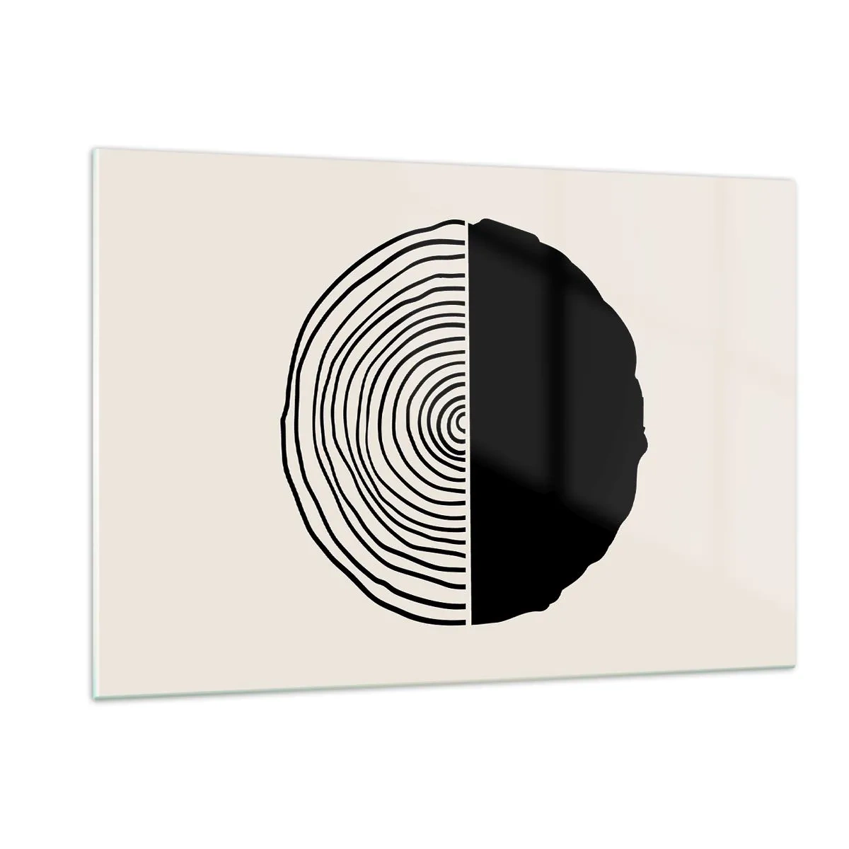 Tablou pe sticlă - Jumi-juma - 120x80 cm