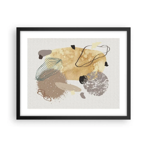 Poster în ramă neagră - Fluiditatea aplicată - 50x40 cm
