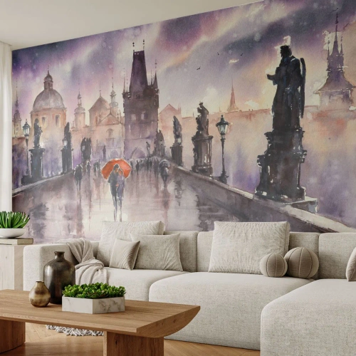 Tapet Premium Canvas - Oamenii nu se schimbă - Pod, Peisaj, Clasic - 150x105 cm