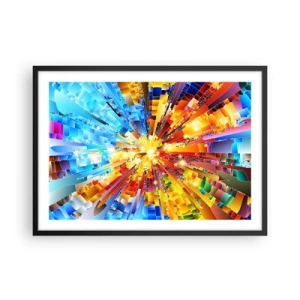 Poster în ramă neagră - In medias res - 70x50 cm
