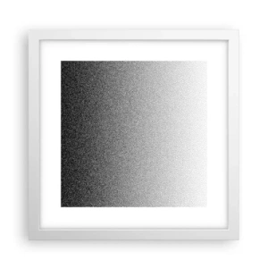 Poster în ramă albă - Spre lumină - 30x30 cm