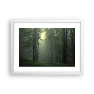 Poster în ramă albă - Înainte să se trezească - 40x30 cm