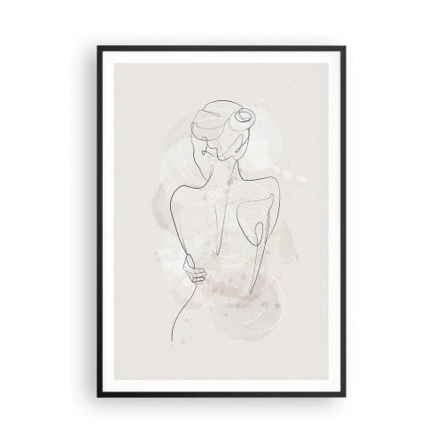 Poster în ramă neagră - Ca un instrument sensibil - 70x100 cm