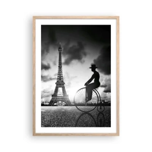Poster în ramă de stejar deschis - Dorul de Belle Epoque - 50x70 cm