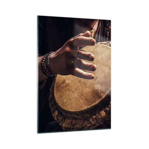 Tablou pe sticlă - În ritmul inimii - 50x70 cm