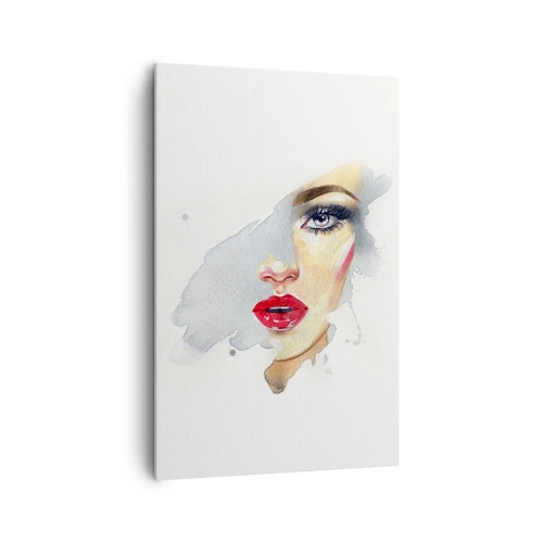 Tablou pe pânză - Reflecție într-o picătură de apă - 80x120 cm