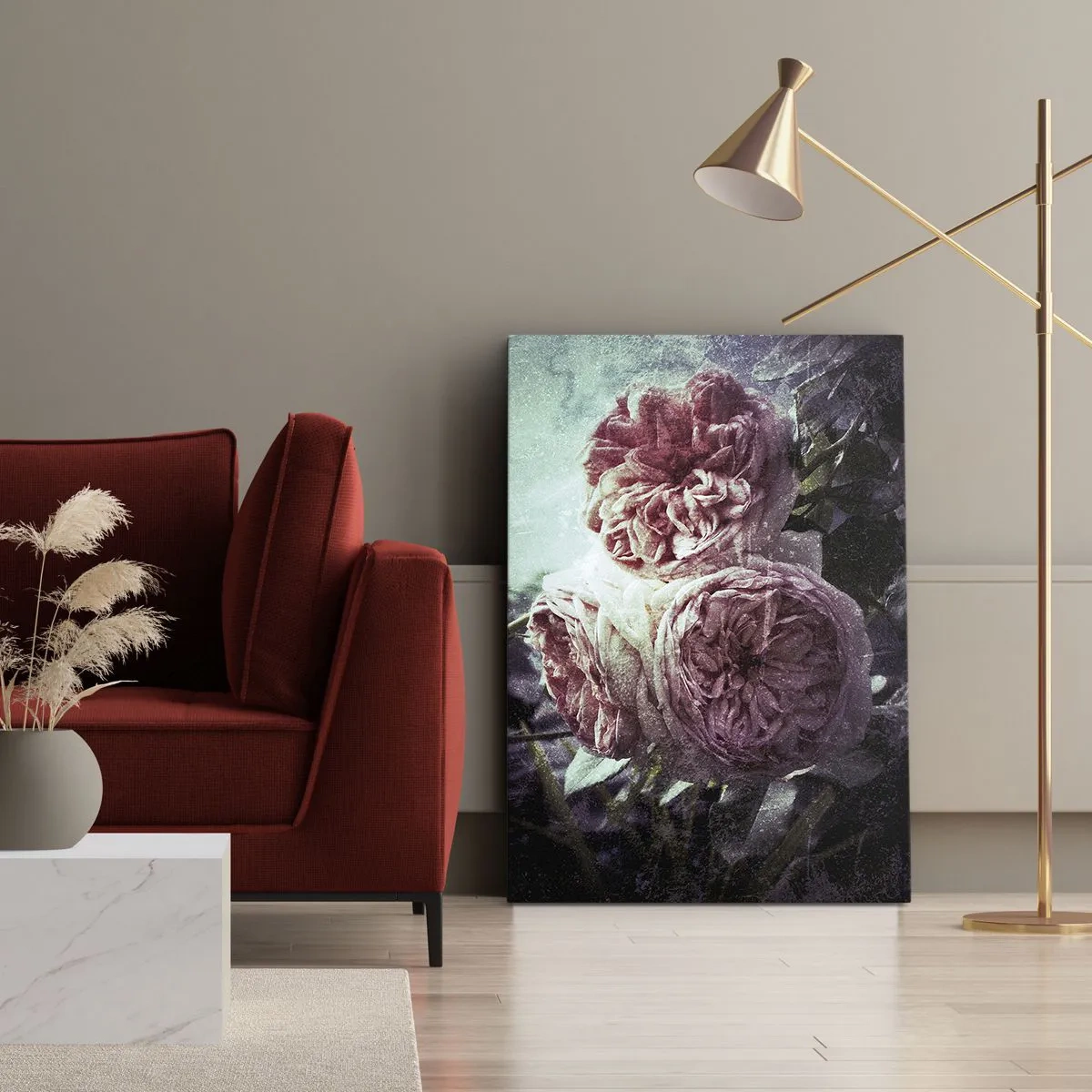 Tablou pe pânză - În stil romantic - 45x80 cm