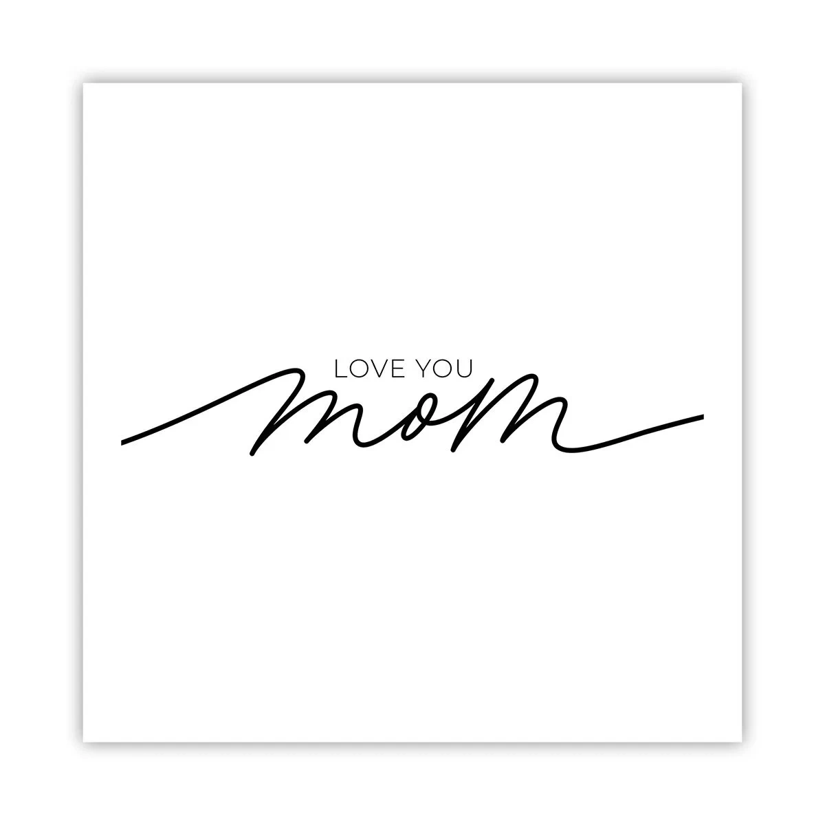 Poster - Mare emoție - 60x60 cm