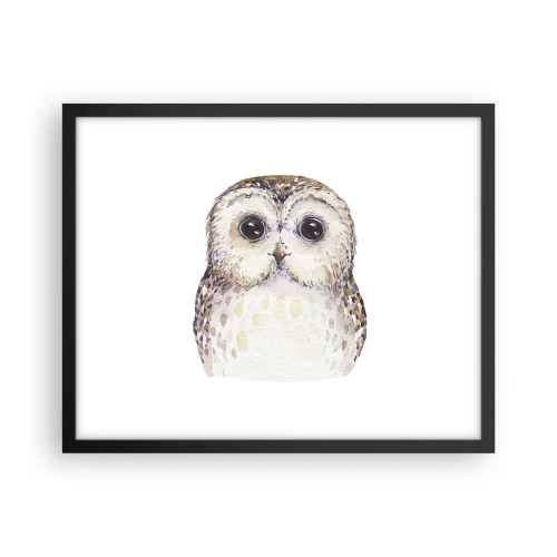 Poster în ramă neagră - Uită-te în ochii mei - 50x40 cm