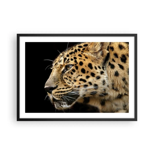 Poster în ramă neagră - Calm, concentrat, pregătit - 70x50 cm