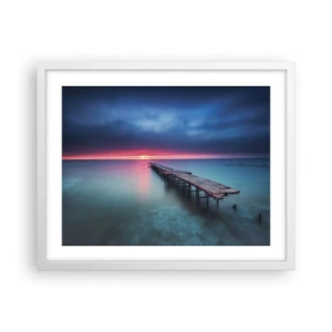 Poster în ramă albă - Între cer și pământ - 50x40 cm