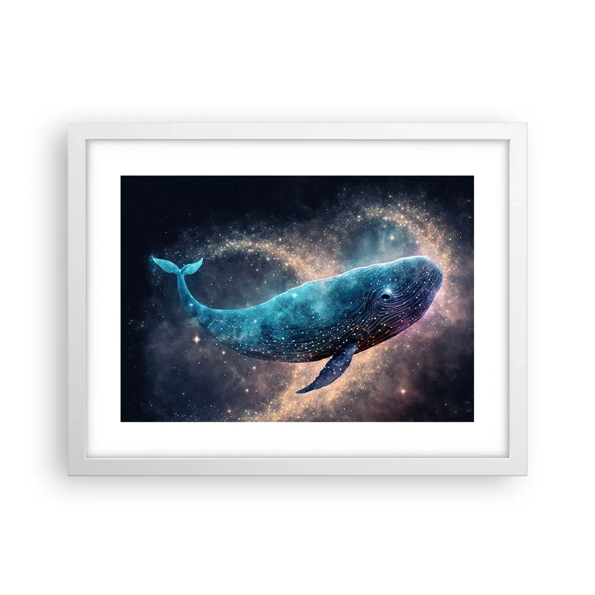 Poster în ramă albă - Există o lume... - 40x30 cm