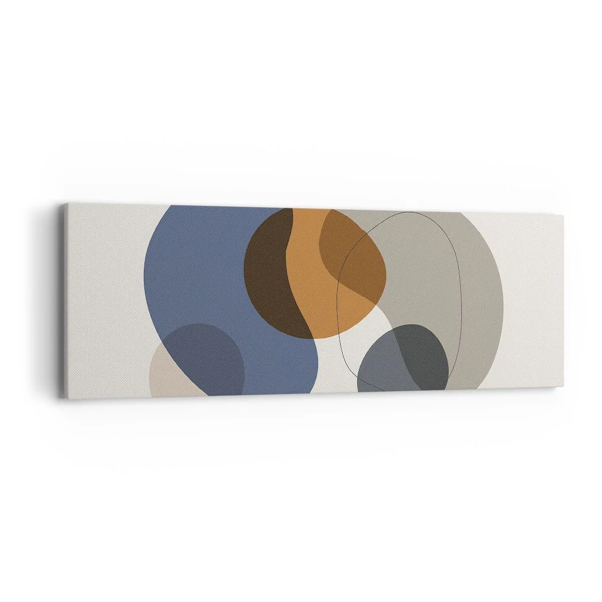 Tablou pe pânză - Picături de culoare - 90x30 cm