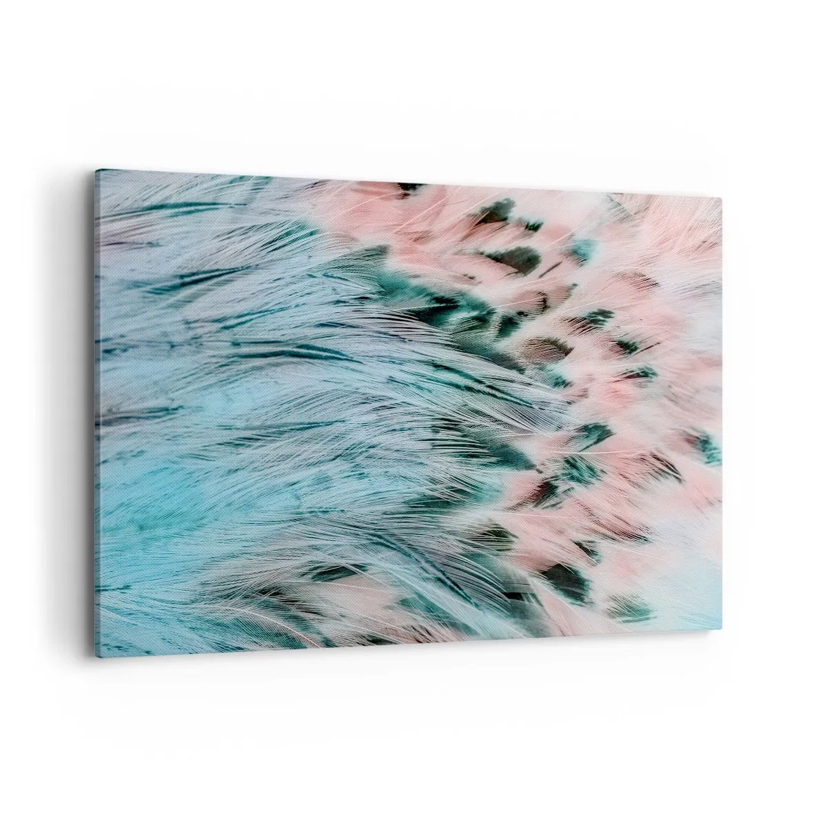 Tablou pe pânză - Puful roz și safir - 100x70 cm