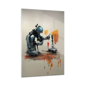 Tablou pe sticlă - Vine ziua de mâine..... - 50x70 cm